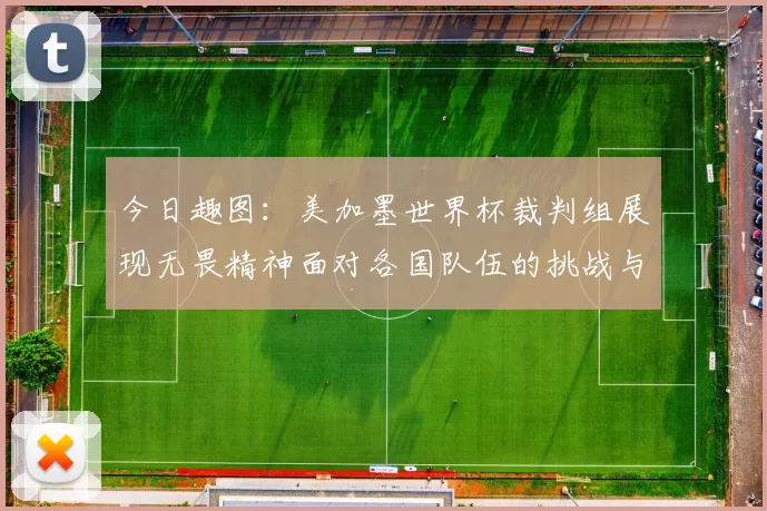 今日趣图：美加墨世界杯裁判组展现无畏精神面对各国队伍的挑战与针对
